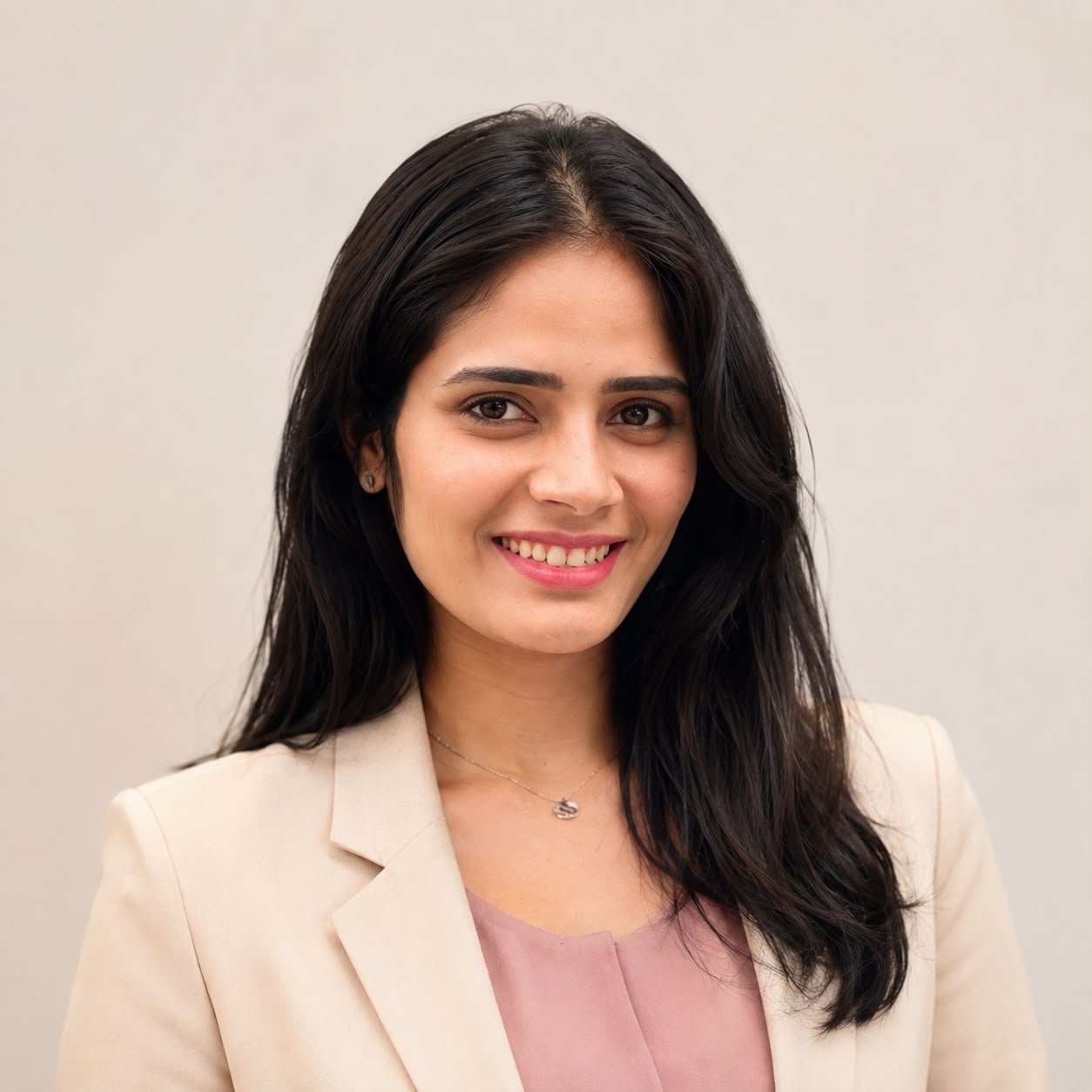 Portrait of Deepa, founder of Pentacle Newyork
