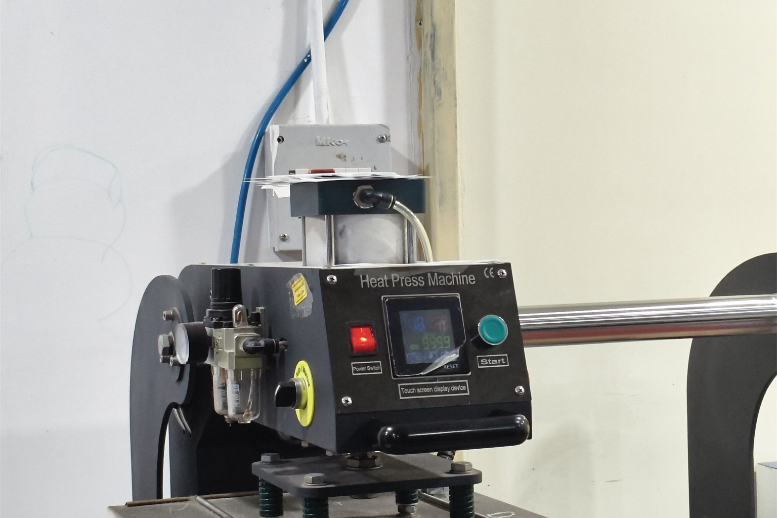 Pentacle's real pneumatic heat press machine